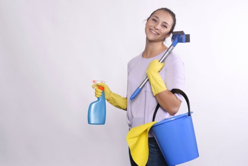 Safe cleaning procedures during a deep cleaning service in Bromley