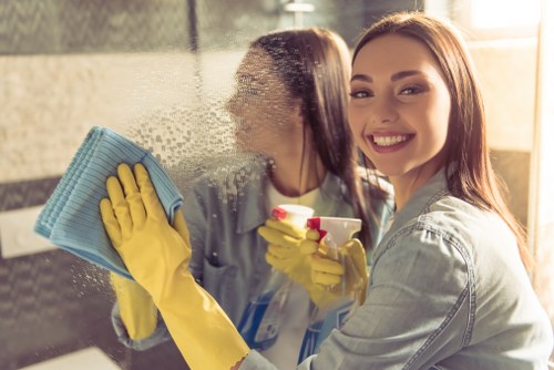 Low-carbon cleaning van used for eco-friendly service routes