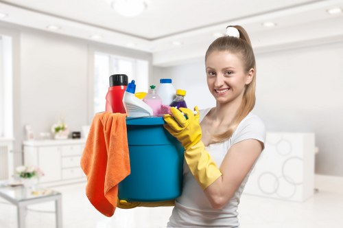 Professional deep cleaning of kitchen surfaces in Bromley
