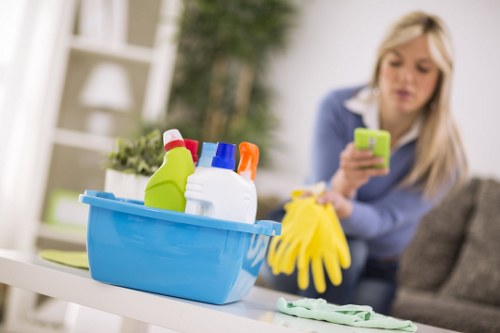 Local cleaning team preparing a Bromley property for handover